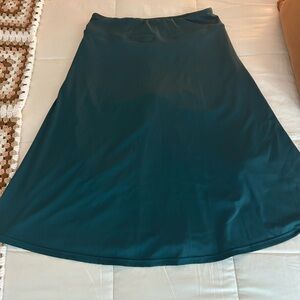 teal athletic skirt